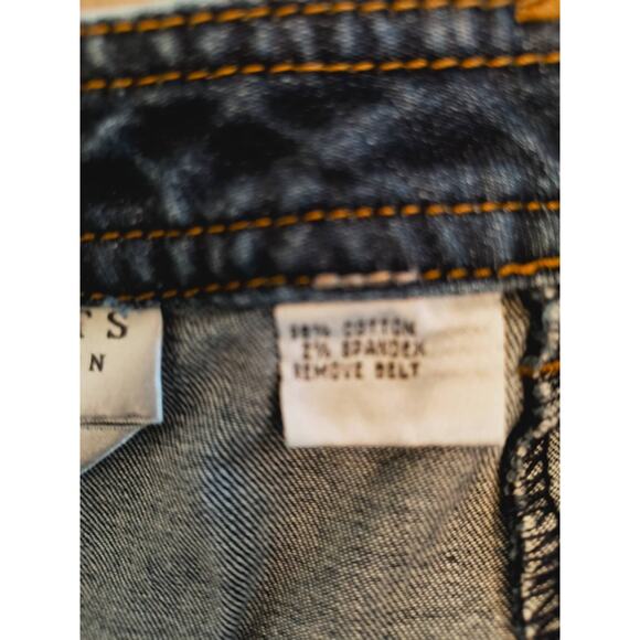 Talbots Petites Jeans Wmn's Sz 12P Stretch Denim Straight Leg Mid Rise Dark Wash - Picture 10 of 11